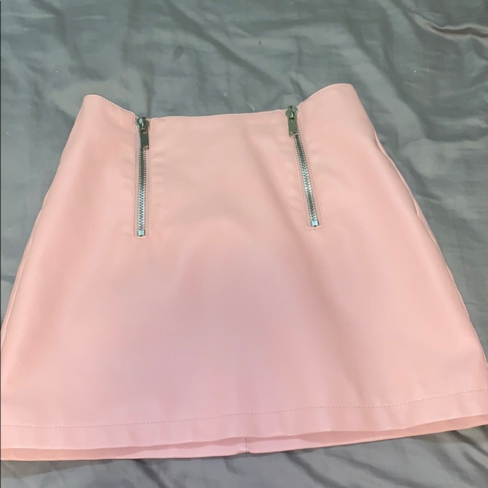 Leather Mini Skirt
